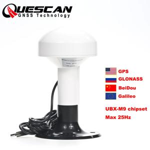 QUESCAN 서브미터 UBX NEO-M9N M9 USB GPS 안테나 USB GNSS GPS 베이더우 갈릴레오 글로나스 QZSS 수신기 NMEA RTCM M9140 GPS 20Hz