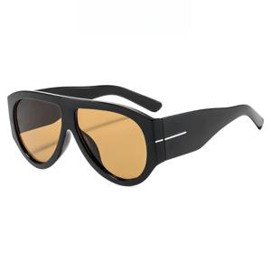 새로운 트렌디 오버사이즈 큰 프레임 Y2K 캣아이 선글라스 여성용 빈티지 레트로 오벌 그라데이션 선글라스 UV400 장식용 선글라스