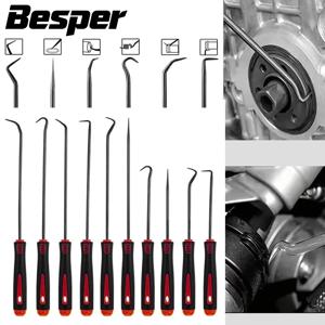 10/4개 자동차 오일 씰 스크류드라이버 세트 호스 제거 훅 세트 O-링 씰 가스켓 풀러 리무버 픽 훅 수리 도구