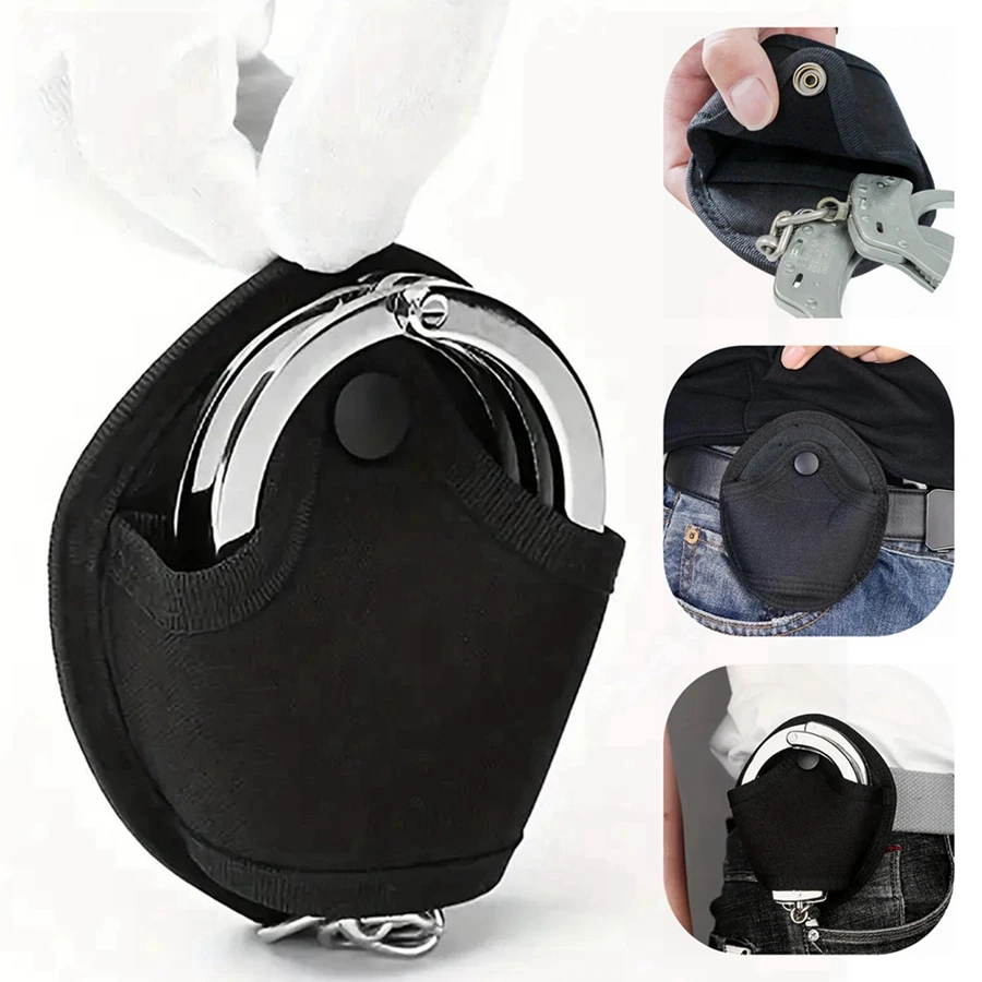 전술용 수갑 홀스터 케이스 플랩 & 오픈 탑 전술용 수갑 파우치 힌지 및 체인용 몰리 싱글 파우치 몰리 백