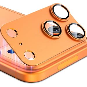 메탈 글래스 카메라 렌즈 보호 커버 Yij 아이폰 17 프로 맥스 17 에어 17 플러스 17프로 보호 폰 액세서리 블랙