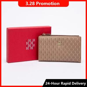 CH 하이엔드 느낌의 가벼운 럭셔리 여성용 만화 패턴 프린트 지갑절묘한 컴팩트 휴대용 고품질 지갑