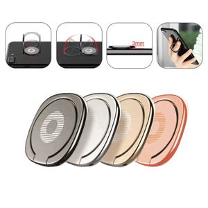 1/4PC 메탈 핑거 링 폰 홀더 360도 회전 °   Xiaomi Huawei Honor 휴대폰용 회전식 스탠드 접착 브래킷