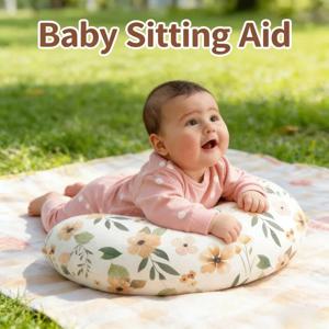분리형 유아 지지 쿠션 통기성 수유 베개 커버 가정 및 여행용 아기 앉기 보조기구 0-12개월 유아용