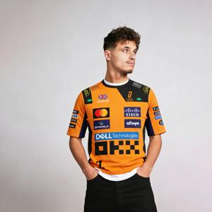 2026 신형 레이싱 티셔츠 - 라이더 # 1 랜도 노리스 & 라이더 # 81piastri 팬 캐주얼 티셔츠(남성 및 여성용)