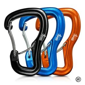 야외용 해먹 이중 잠금 버클, 다기능 알루미늄 합금 걸이 버클, 캠핑 해먹 빠른 걸이 버클