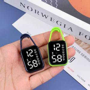 LED 전자식 휴대용 방수 포켓워치 포켓형 디지털 디스플레이 야광 포켓워치