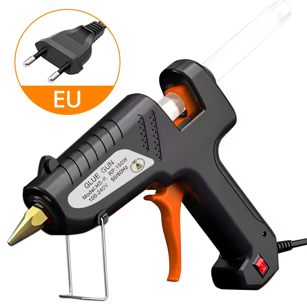 150W 220V 핫멜트 글루건 11mm 글루스틱 산업용 DIY 전열 글루건 가정용 미니 열 글루건 수리 도구