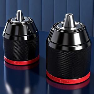 1pc 금속 키리스 드릴 척, 0.8~10mm, 2~13mm, 3조 래칫 셀프록 척, 전기 핸드 드릴, 무선 드릴 및 리튬 드릴용