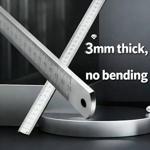 3mm 단조 롱콴 퀀칭 스테인리스 스틸 자 - 다용도 자동차 공구 및 두꺼운 측정 도구