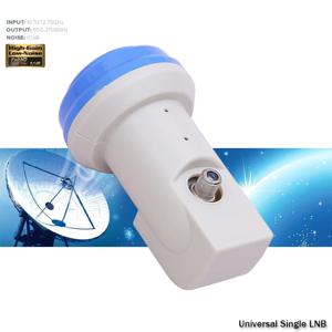 HD 디지털 범용 Ku 밴드 단일 LNB 1 출력 선형 편파 LNBF