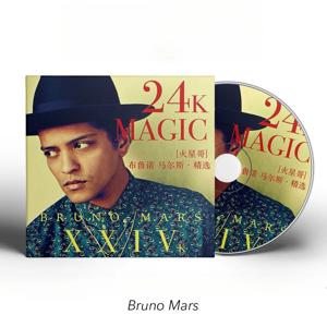 브루노 마스 24K 매직 그레이트 히트즈 CD 전집, 팝, 펑크, R&B 음악 컬렉션, 팬들을 위한 시대를 초월한 트랙, 감상 및 수집용