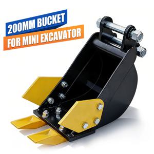 굴삭기 액세서리, 미니 굴삭기 어태치먼트 200mm 버킷 소형 굴삭기 어태치먼트 200mm 버킷
