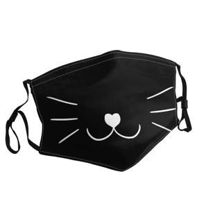 귀여운 고양이 안면 마스크 마스크 남녀공용 야외 패션 프린트