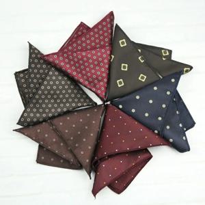 비즈니스 드레스 남성 정장 포켓 타월 물방울 무늬 캐주얼 폴리에스터 손수건