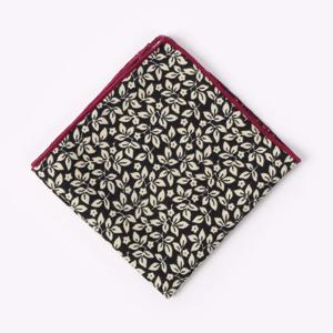 정장 포켓 타월 남성용 면 프린트 손수건 정장 가방 타월 패션 캐주얼 유럽 및 미국 스타일 엣지