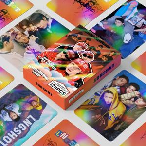 55/92/124개입 K팝 핫 신상 보이그룹 LNGSHOT 고품질 로모 카드 오율 루이 료울 우진 울트라 클리어 포토카드 팬 선물