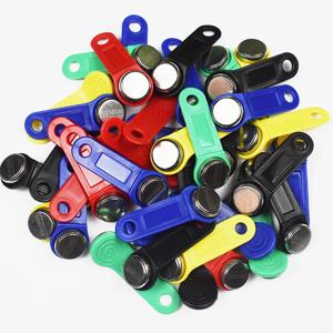 100개/몫 TM 재기록 가능 터치 메모리 키 RW1990 IButton 복사 카드 사우나 키 태그