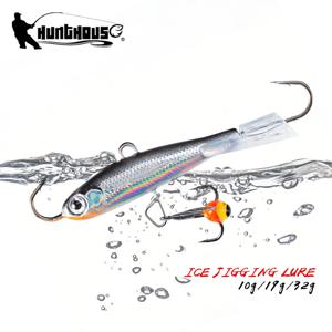 헌트하우스 얼음 낚시 미끼 겨울 미끼 50/65/75mm 10/19/32g 지그 밸런서 베이스 파이크 잉어 퍼치 낚시 태클 하드 미끼 미끼