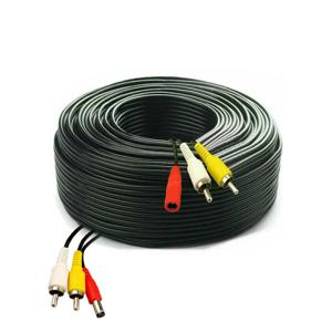 CCTV 카메라 연장 케이블 RCA 오디오 비디오 포노 전원 공급 장치 리드 5m 최대 15m