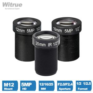 Witrue CCTV 카메라 렌즈 5 메가 픽셀 M12 X P0.5 마운트 1/2.5 