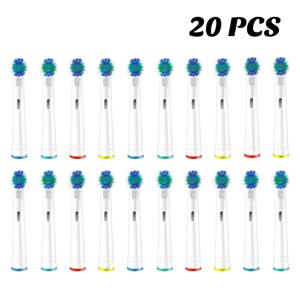 구강 B용 전동 칫솔 헤드, 민감한 교체 브러시 헤드, D25, D30, D32, D18, 4739, 3709, 4728, D4510, D12013, 로트당 20 개