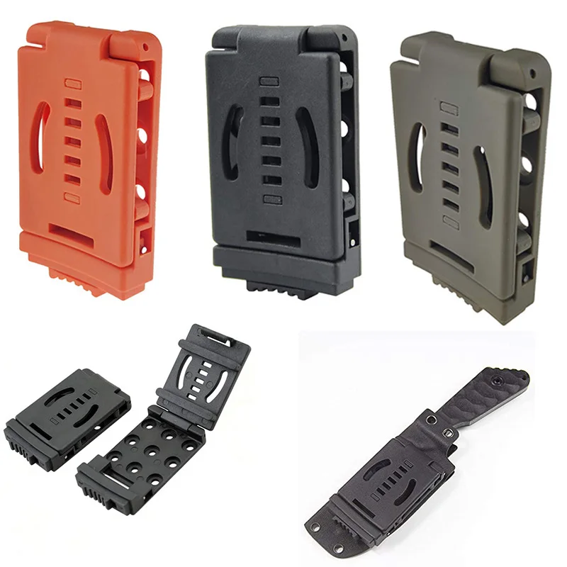 다기능 K 칼집 Kydex 허리 벨트 클립 사냥 칼 칼집 키트 Tek Lok 벨트 클램프 벨트 Mag Gun Holster 허리 백 클립