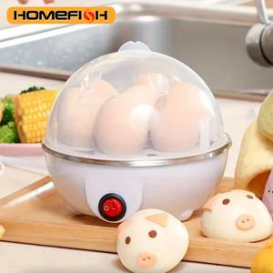 홈피쉬 계란찜기 자동 전원 차단 기능 가정용 7구 다기능 찜 계란 커스터드 삶은 계란 기계 아침식사 필수템