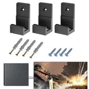 PS4 콘솔 브래킷 용 벽 마운트 홀더 PlayStation 4 스토리지 스탠드 호스트 랙 후크베이스 PS4 Pro/Slim 액세서리