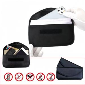 범용 자동차 키 신호 차단 케이스 RFID 파라데이 케이지 키홀더 도난 방지 가방 RFID 차단 지갑 (키리스 엔트리용)