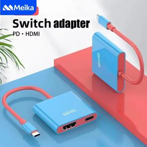 휴대용 스위치 도킹 스테이션 TYPE-C 허브(HDMI 호환) 여행 및 게임에 적합