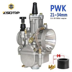 ZSDTRP 2T 4T Universal Keihin Koso Oko 오토바이 PWK 기화기 21 24 26 28 30 32 34mm 레이싱 모터 용 파워 제트 포함