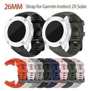 Garmin Instinct 2X 스마트 워치용 공식 실리콘 스트랩, Instinct 2X 교체용 팔찌 밴드
