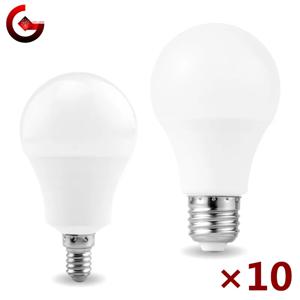 10 개/몫 LED 전구 E27 E14 20W 18W 15W 12W 9W 6W 3W Lampada LED 조명 AC 220V Bombilla 스포트라이트 조명 차가운/따뜻한 흰색 램프