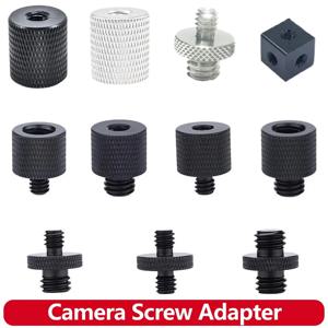1/4 ~ 3/8 M5 M6 M8 남성-여성 변환 나사 나사 GoPro insta360 DJI OSMO 액션 카메라 용 삼각대 나사 마운트 어댑터