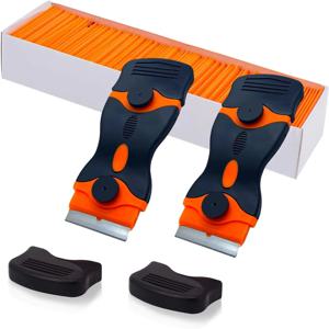 21 블레이드 스크레이퍼, 양날 면도날 제거 도구, 라벨 스티커, 유리 오일 얼룩 제거에 적합