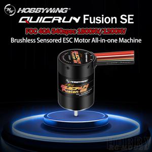 HOBBYWING QuicRun 퓨전 SE 결합 모터 ESC, 1/10 1/8 RC 모델 자동차 크롤러 액세서리, 40A, 1800KV, 1200KV