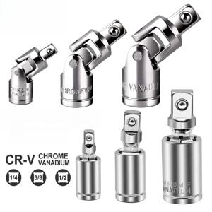 3/6Pcs 범용 조인트 소켓 세트 360 °   회전 래칫 각도 확장 바 1/2'' 3/8'' 1/4'' 소켓 어댑터 렌치 슬리브 도구