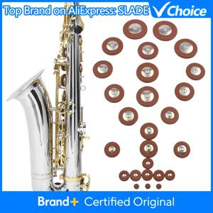 색소폰 패드 유니버설 버튼 가죽 패드 목관악기 악기 액세서리 테너 알토 소프라노 색소폰 악기 부품