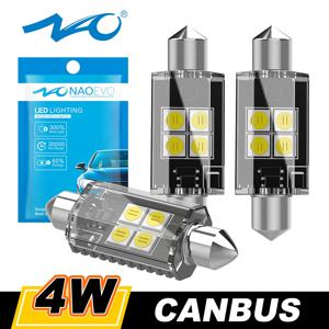 NAO C5W LED CANBUS 오류 무료 꽃줄 31mm 36mm 39mm 41mm 12V 3030 SMD C10W 자동차 인테리어 조명 독서 번호판 램프
