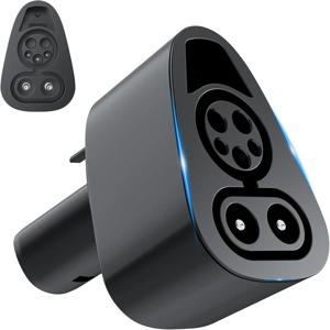 EVDANCE CCS1-테슬라 어댑터 슈퍼차저 (테슬라 모델 3/S/X/Y용) 250KW 레벨 3 고속 충전소 호환