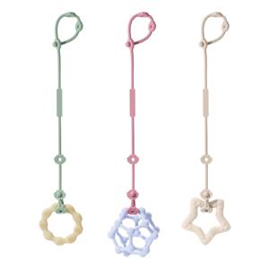 컬러 키즈 실리콘 젖꼭지 클립 더미 체인 홀더 신생아 노리개 체인 젖꼭지 홀더 젖니가 남 장난감 높은 의자 액세서리