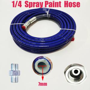 1/4 에어리스 스프레이 페인트 호스, 고압 파이프라인 에어리스 스프레이 페인트, 초연질 내마모성 파이프, 7250PSI, 0.5-40m