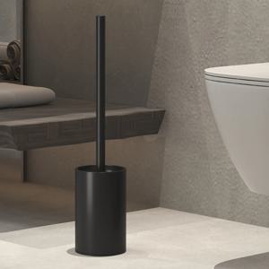 욕실 변기솔 홀더 청소 도구 플라스틱 바닥 설치형 무타공 수직 변기솔 욕실 액세서리