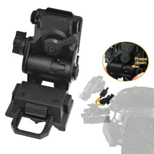 전술 야간 투시경 고글 L4G24 마운트, 에어소프트 헬멧 나일론 NVG 마운트 (PVS15, PVS18, PGPNVG18 야간 투시경용)