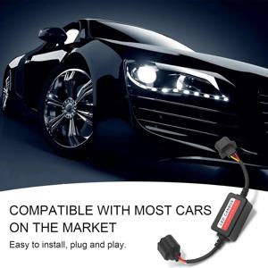 LED 조명 디코더, 고전력 LED 조명 디코더 드라이버 어댑터, 오류 코드 취소 장치 자동차 액세서리 H4 H7 H1 H11 9006 9007