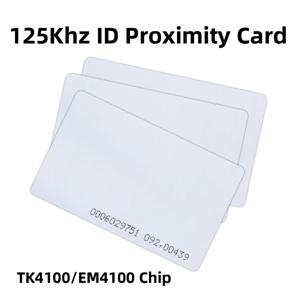 10pcs 액세스 제어 카드 RFID 카드 125KHz EM4100 TK4100 스마트 근접 카드 RFID 태그 키 액세스 제어 키 무료 배송