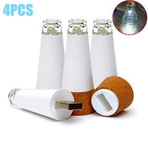 미니 병 조명 코르크 모양의 공예 빛 USB 전원 코르크 조명 와인 병 파티 장식 크리스마스 웨딩 충전식 램프