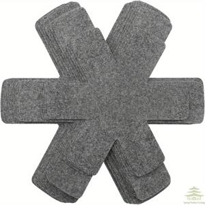 12개/팩, 쌓을 수 있는 냄비 보호용 냄비 분리 패드, 3가지 다른 크기, 보호 및 분리에 사용됨