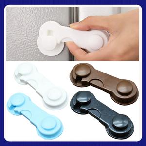 가정용 냉장고 잠금 장치 용 자체 접착 냉장고 잠금 래치 시스템 냉장고 냉동고 도어 잠금 장치 어린이 아기 안전 어린이 캐비닛 잠금 장치